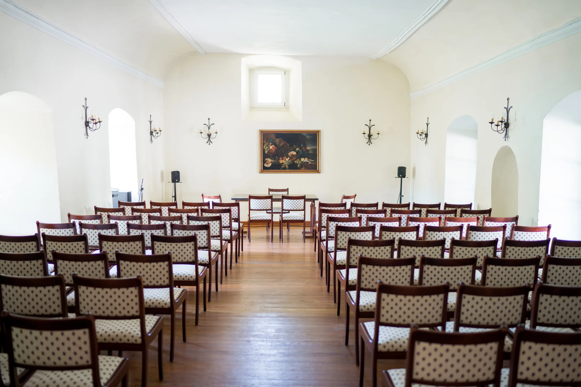 Trauzimmer im Hofgut Habitzheim vor der standesamtlichen Hochzeit