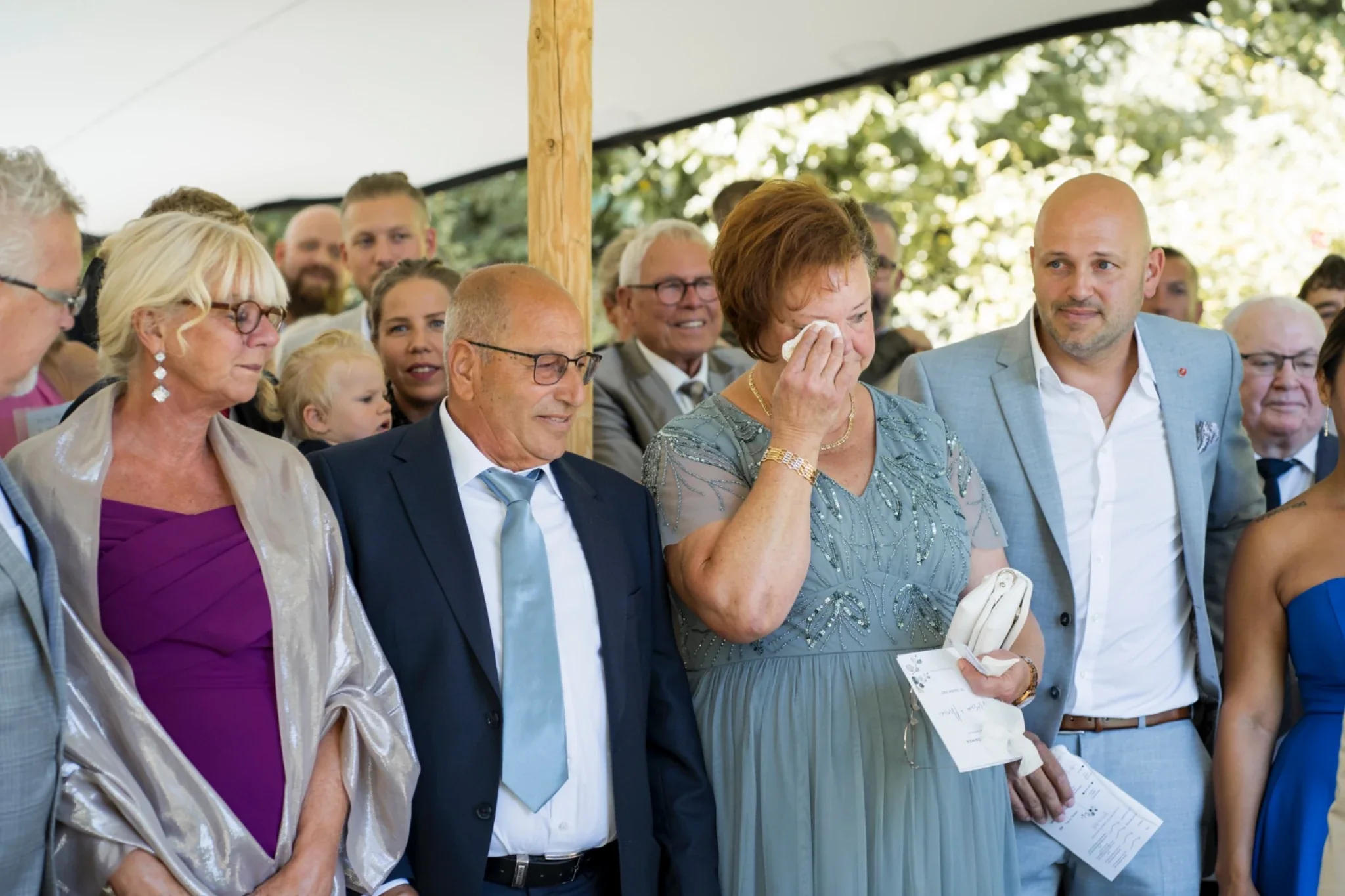 Einzug von Marie zur freien Trauung in der Eventmühle Kraichgau